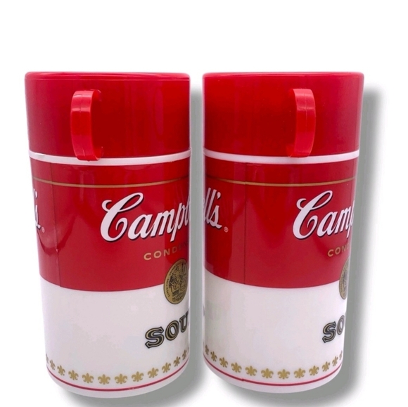 NEW Campbells Soup Vintage Soup Insulated Container Mmm GOOD! RED WHITE - Picture 3 of 9